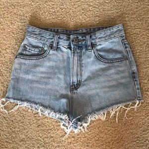 BDG High Rise Cutoff Jean Shorts